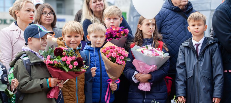 Торжественная линейка в честь Дня Знаний 3 сентября 2021г.